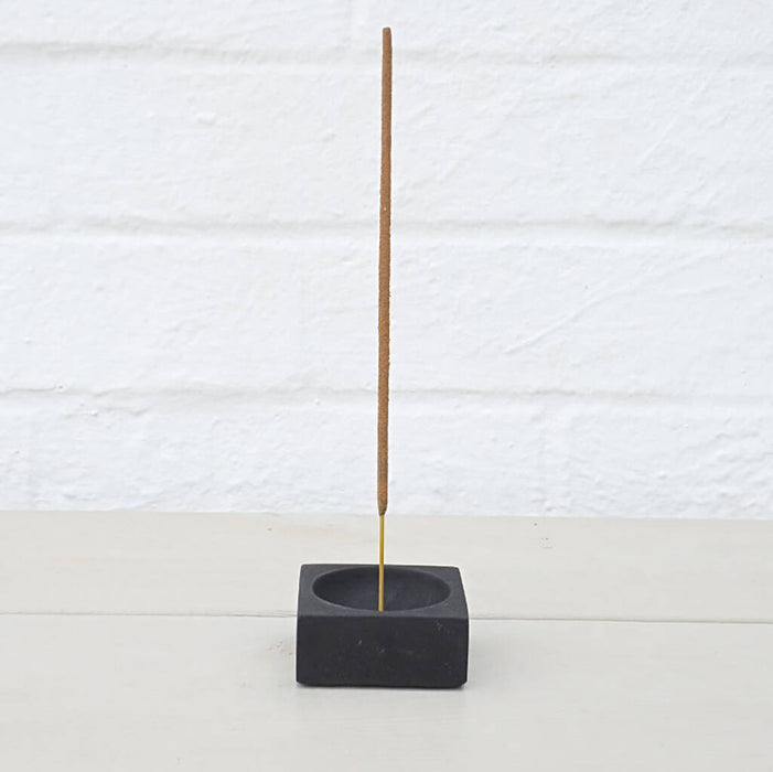 Concrete incense holder